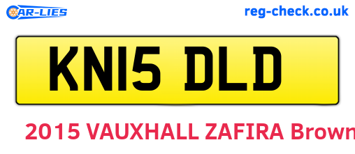 KN15DLD are the vehicle registration plates.