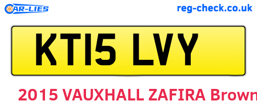KT15LVY are the vehicle registration plates.