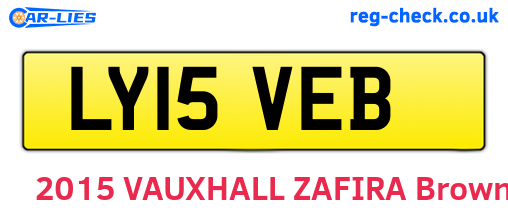 LY15VEB are the vehicle registration plates.