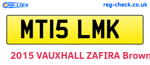 MT15LMK are the vehicle registration plates.
