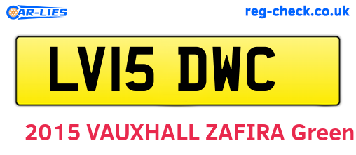 LV15DWC are the vehicle registration plates.