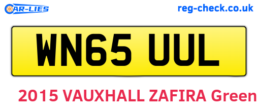 WN65UUL are the vehicle registration plates.