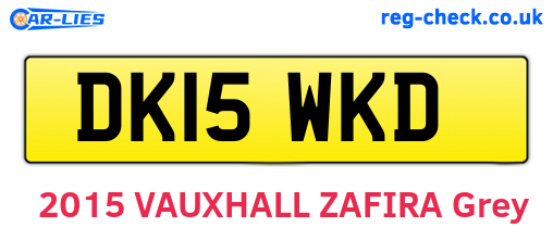 DK15WKD are the vehicle registration plates.
