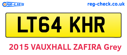 LT64KHR are the vehicle registration plates.