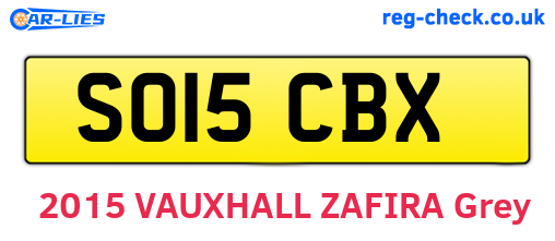 SO15CBX are the vehicle registration plates.