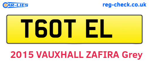 T60TEL are the vehicle registration plates.