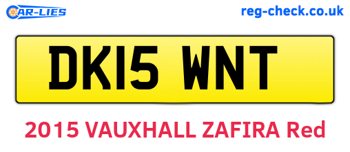DK15WNT are the vehicle registration plates.