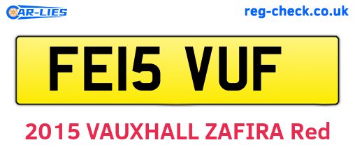 FE15VUF are the vehicle registration plates.