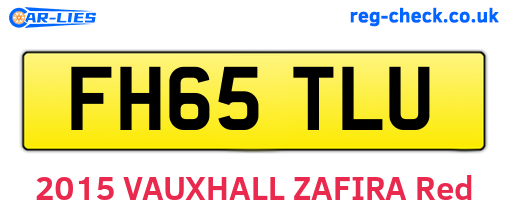 FH65TLU are the vehicle registration plates.