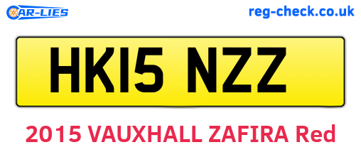 HK15NZZ are the vehicle registration plates.