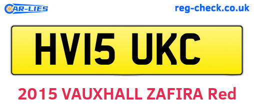 HV15UKC are the vehicle registration plates.