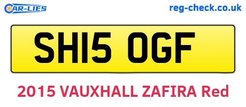 SH15OGF are the vehicle registration plates.