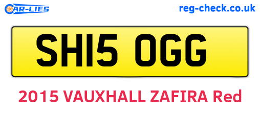 SH15OGG are the vehicle registration plates.