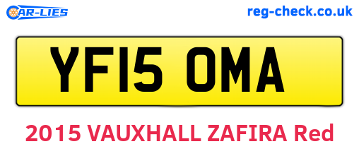 YF15OMA are the vehicle registration plates.