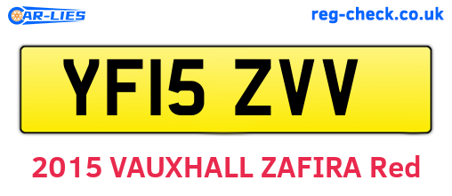 YF15ZVV are the vehicle registration plates.