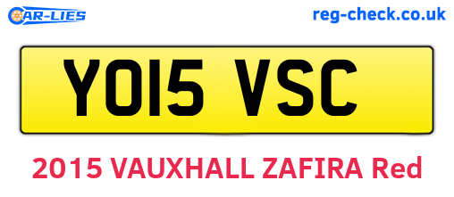 YO15VSC are the vehicle registration plates.