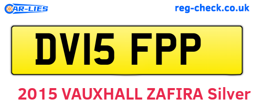 DV15FPP are the vehicle registration plates.