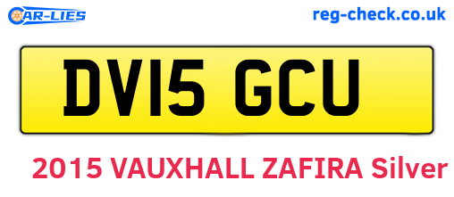 DV15GCU are the vehicle registration plates.