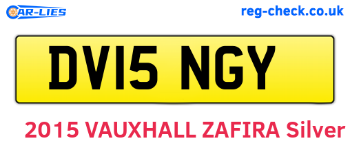 DV15NGY are the vehicle registration plates.