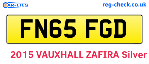 FN65FGD are the vehicle registration plates.