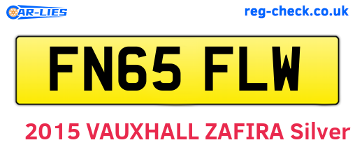 FN65FLW are the vehicle registration plates.