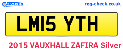 LM15YTH are the vehicle registration plates.