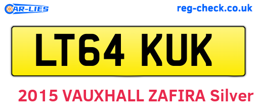 LT64KUK are the vehicle registration plates.