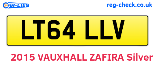 LT64LLV are the vehicle registration plates.