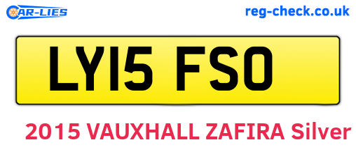 LY15FSO are the vehicle registration plates.