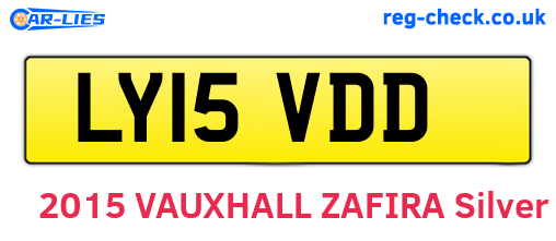 LY15VDD are the vehicle registration plates.