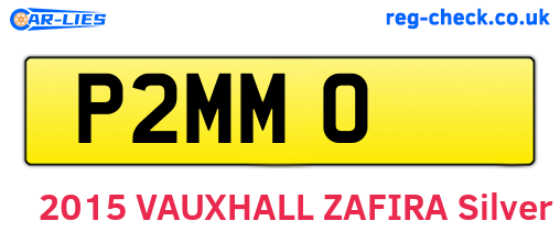 P2MMO are the vehicle registration plates.
