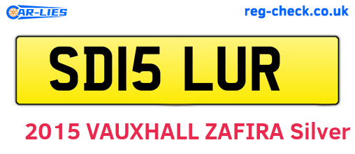 SD15LUR are the vehicle registration plates.