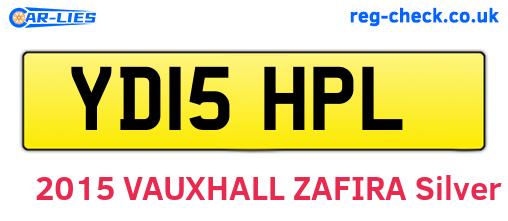 YD15HPL are the vehicle registration plates.