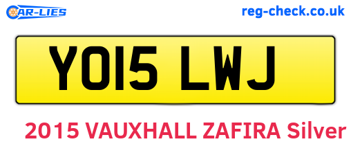 YO15LWJ are the vehicle registration plates.