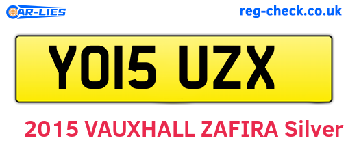 YO15UZX are the vehicle registration plates.