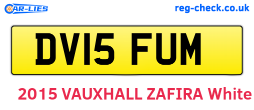 DV15FUM are the vehicle registration plates.