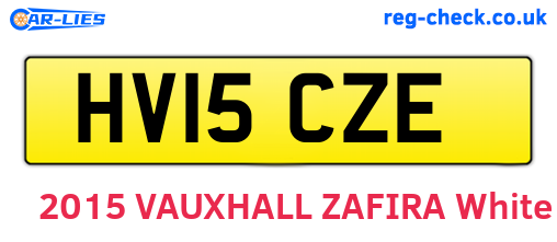 HV15CZE are the vehicle registration plates.