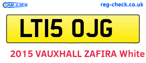 LT15OJG are the vehicle registration plates.