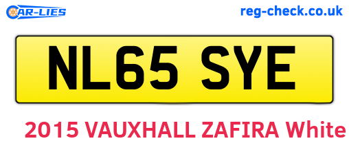 NL65SYE are the vehicle registration plates.