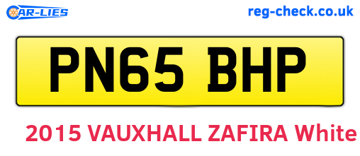 PN65BHP are the vehicle registration plates.