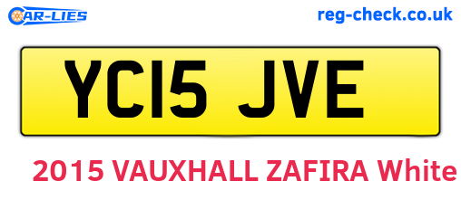 YC15JVE are the vehicle registration plates.