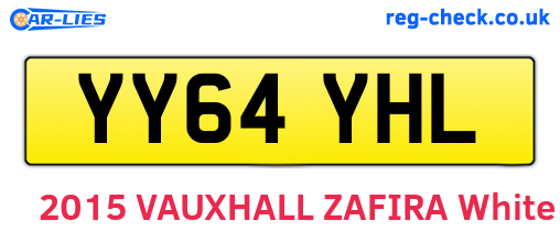 YY64YHL are the vehicle registration plates.