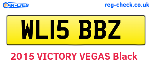 WL15BBZ are the vehicle registration plates.