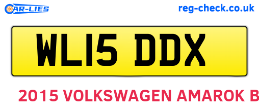 WL15DDX are the vehicle registration plates.
