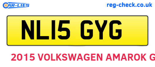 NL15GYG are the vehicle registration plates.