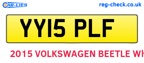 YY15PLF are the vehicle registration plates.