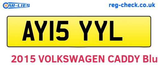 AY15YYL are the vehicle registration plates.