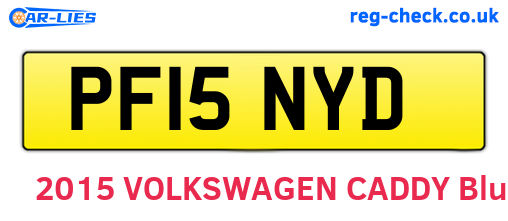 PF15NYD are the vehicle registration plates.