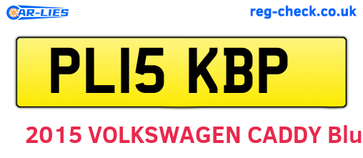 PL15KBP are the vehicle registration plates.