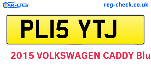PL15YTJ are the vehicle registration plates.